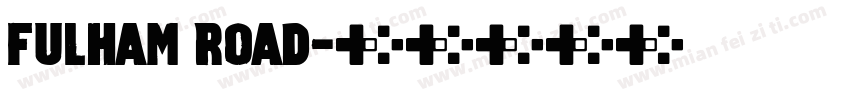 fulham road字体转换